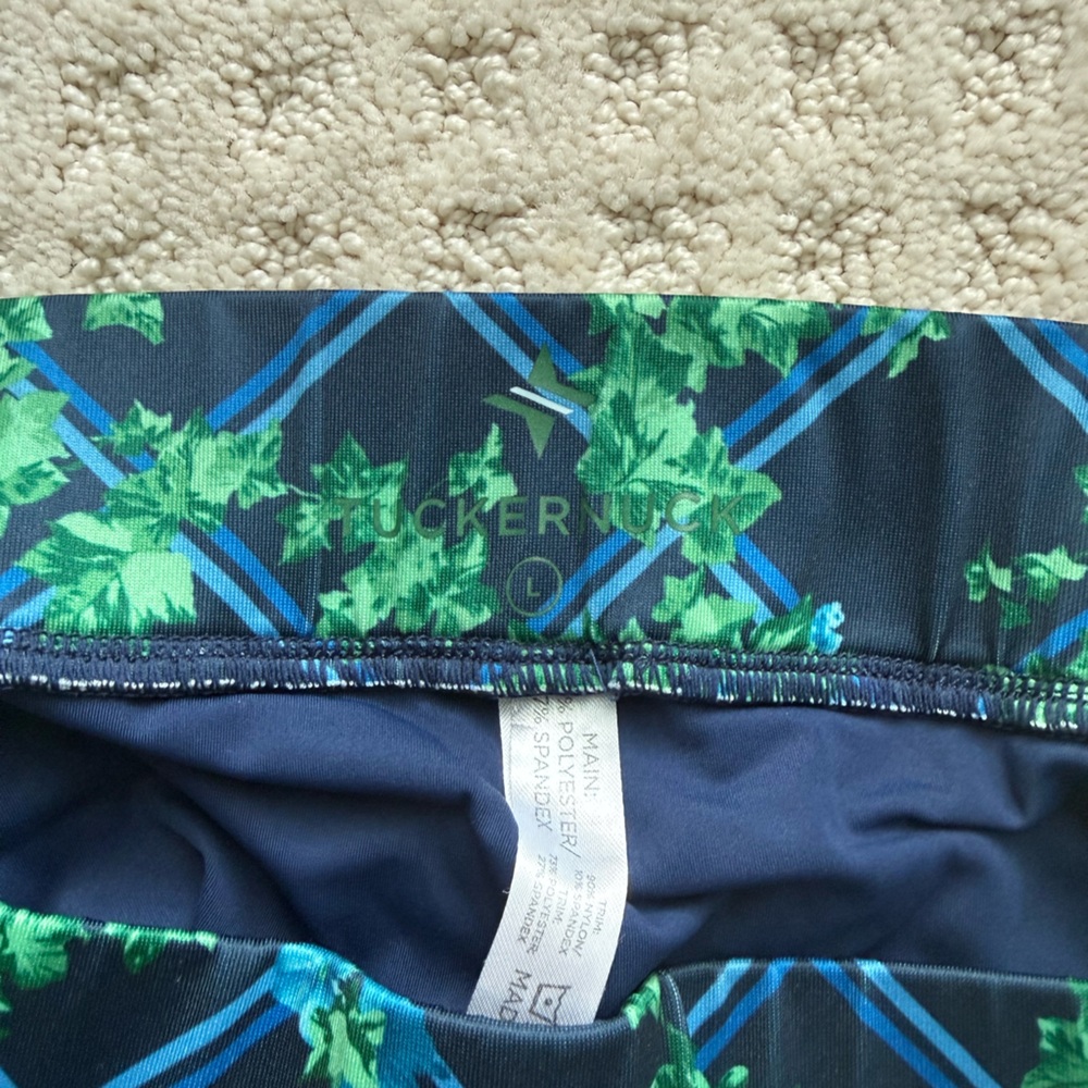 Tuckernuck Blue and Green Skater Skirt - Picture 2 of 3
